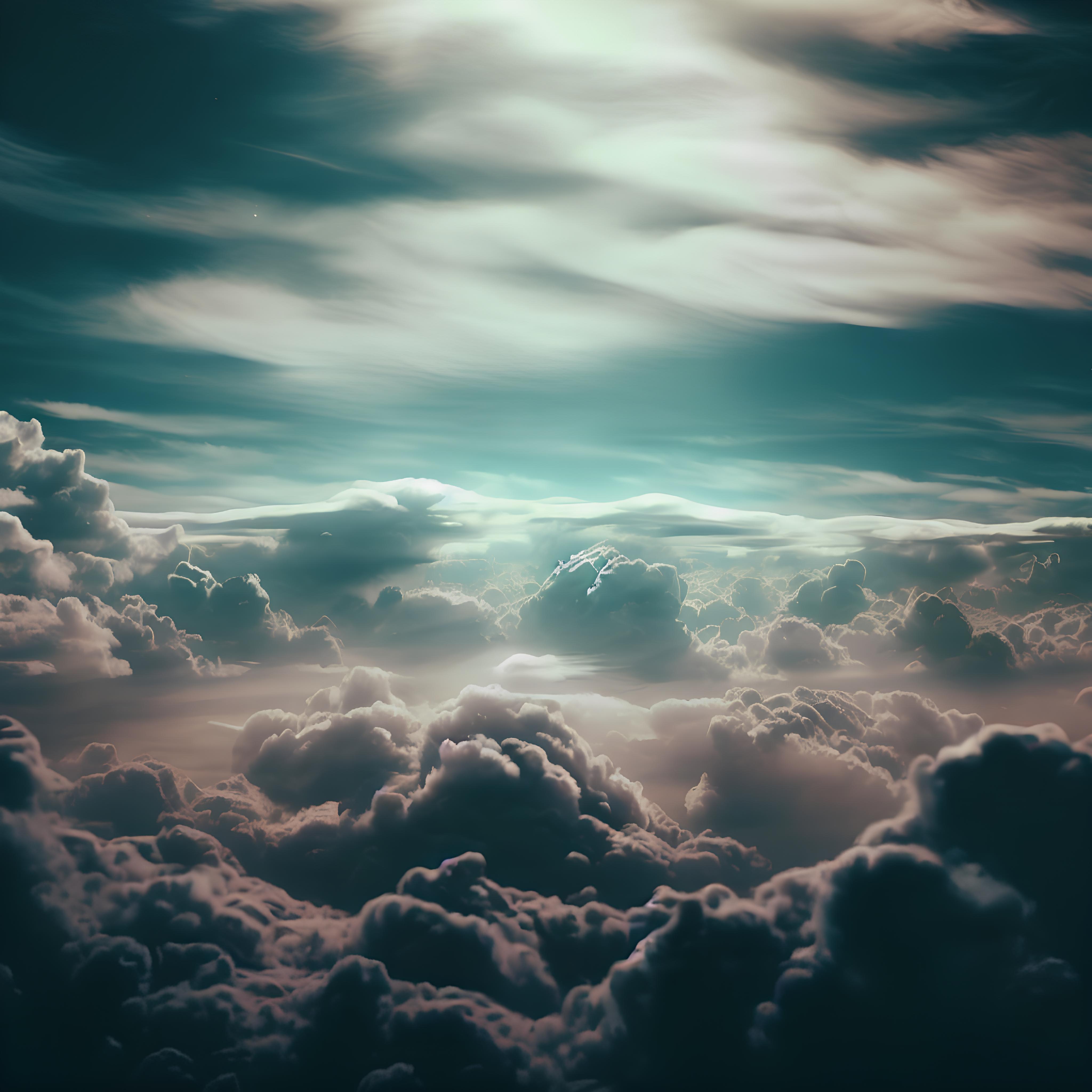 Sky Over the Clouds Cinematic Clouds Royalty-Free Photo Image Picture Graphics