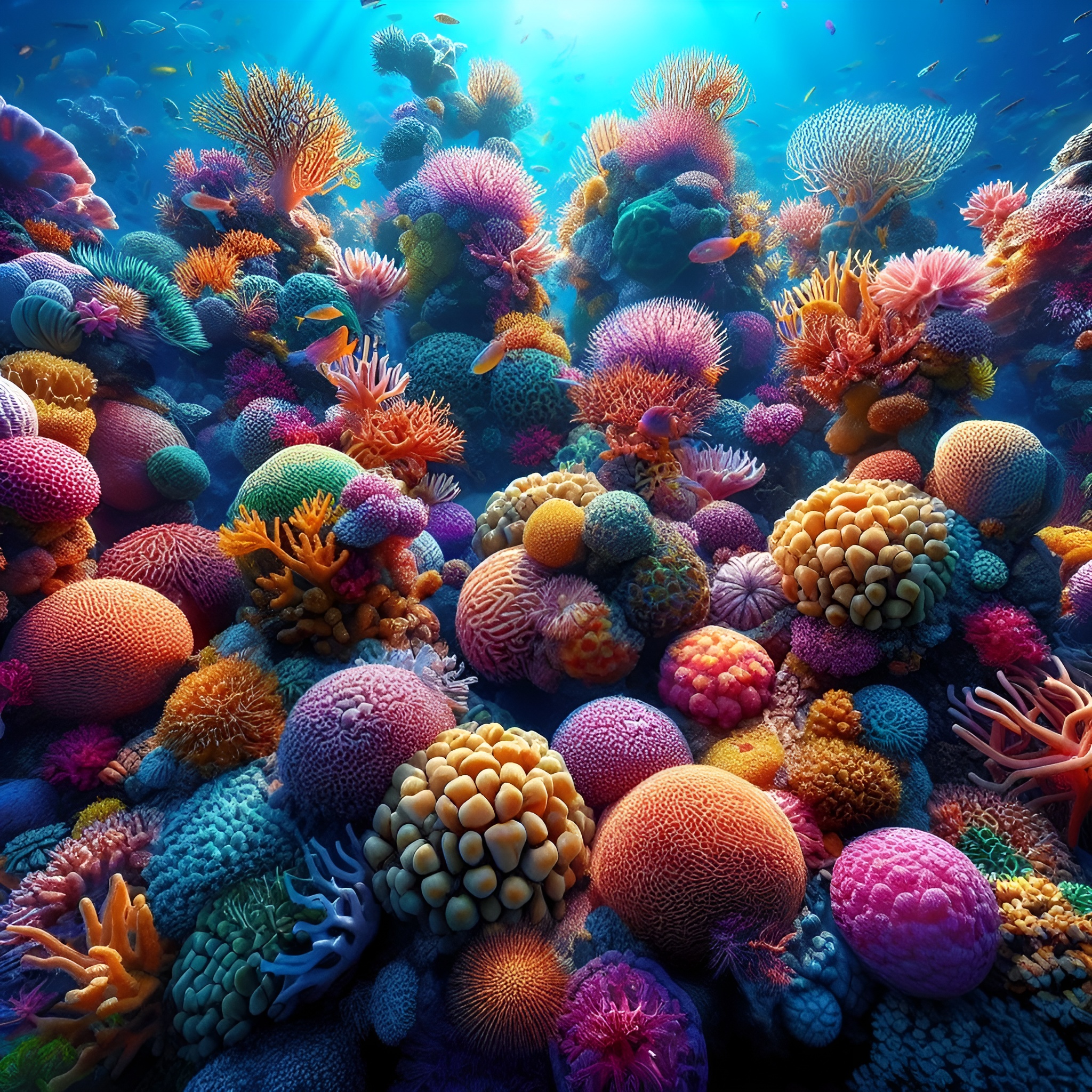 Colorful Coral Reef Wallpaper Free Photo Image Picture Graphics