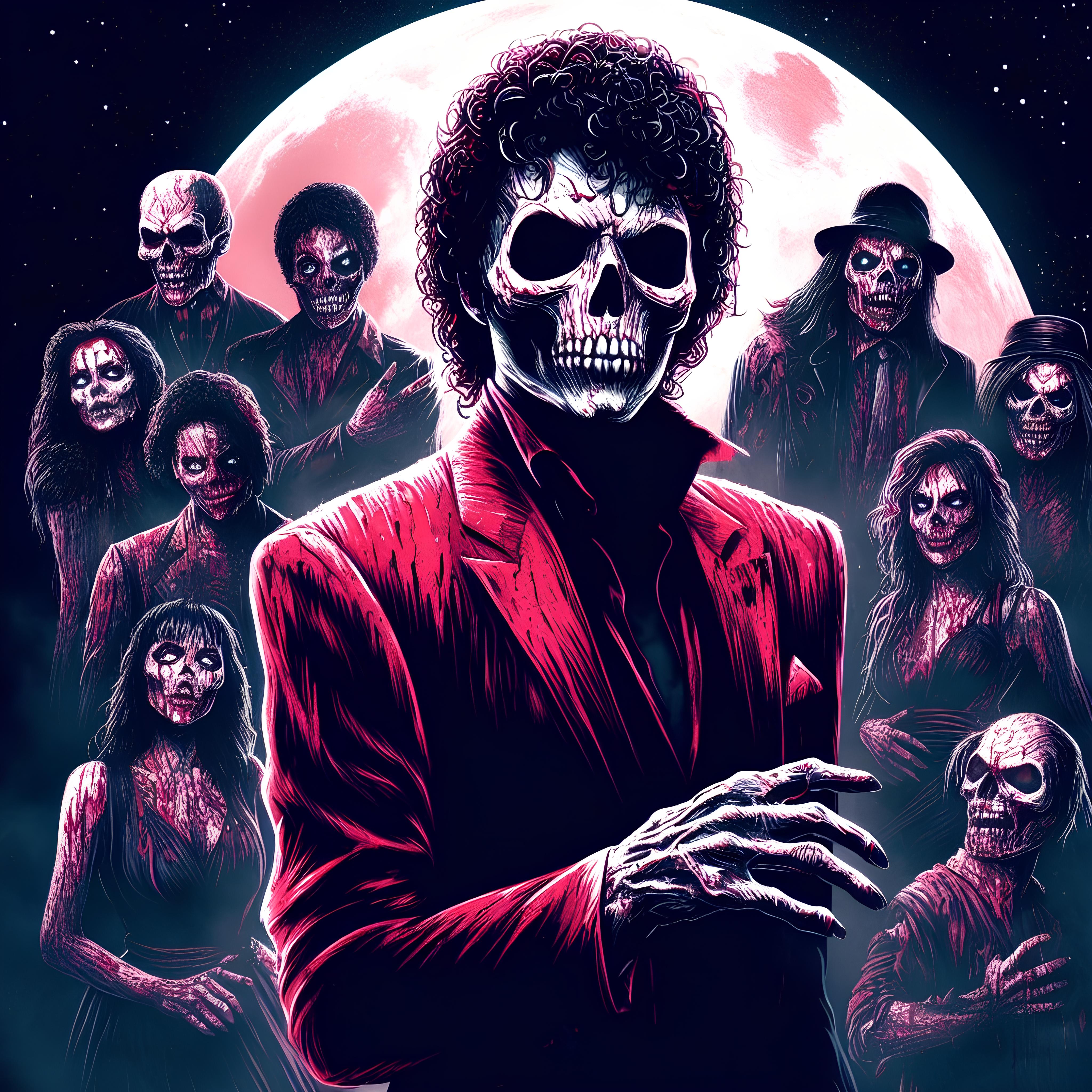 Michael Jackson Thriller Themed Poster Free Photo Image Picture Graphics (3)