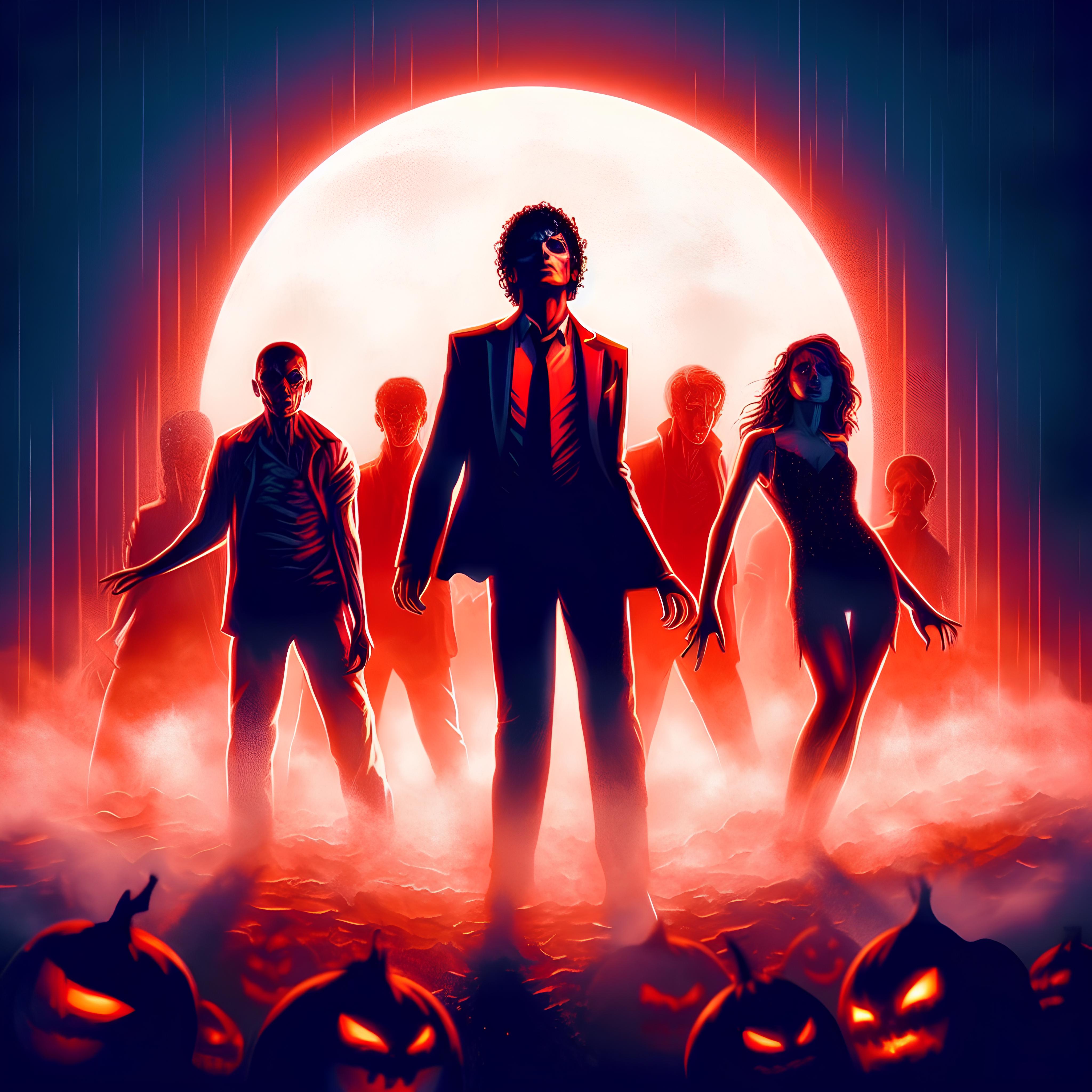 Michael Jackson Thriller Themed Poster Free Photo Image Picture Graphics (4)