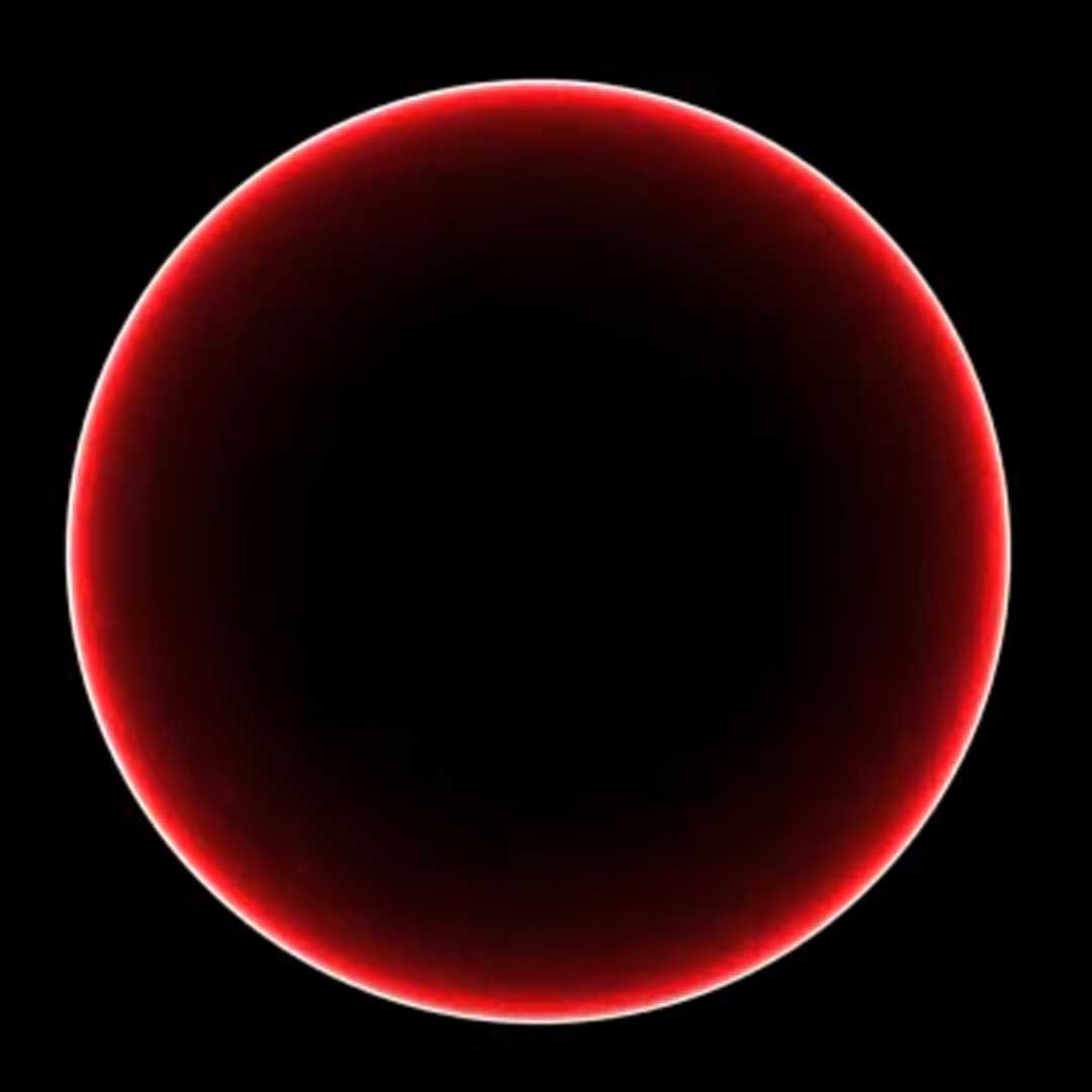 Red Circle Neon Screen Glow Frame Square Free Use No Copyright, Animations, Stock Footage