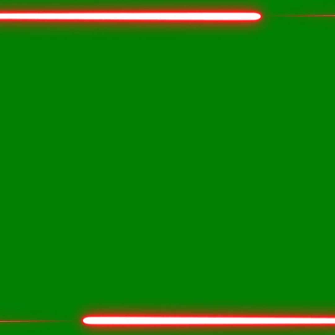 Square Shape Frame Red Neon Effect Green Screen Chroma Key No Copyright 3